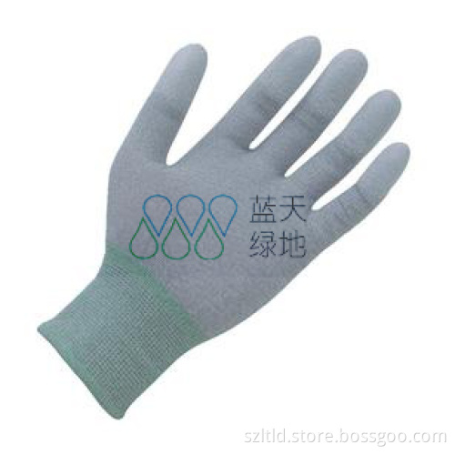 ESD Carbon PU Top Gloves (LTLD515)